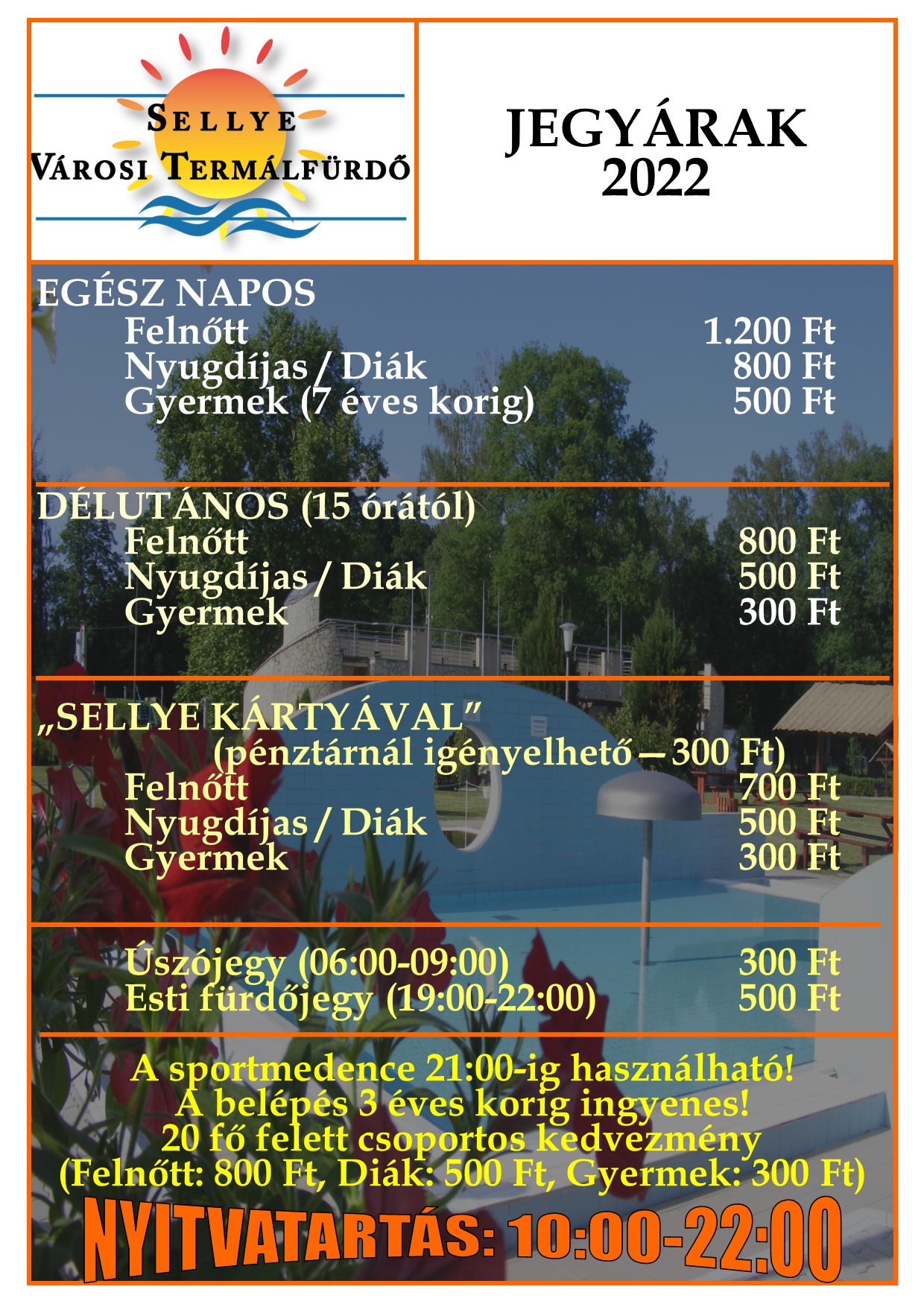 2022 jegyárak